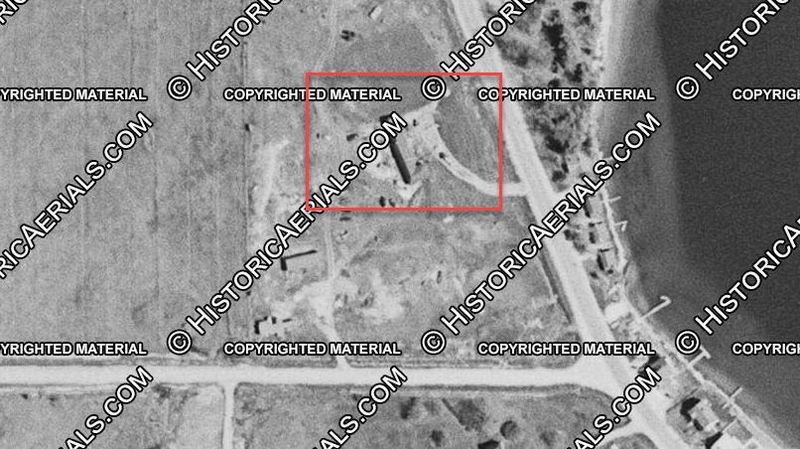 Eds Swan Motel - 1954 Aerial (newer photo)